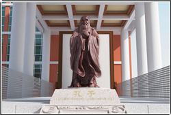 孔子殿堂孔子像效果 孔子殿堂孔子像效果