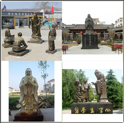 尼山孔子雕塑制作 尼山孔子雕塑制作