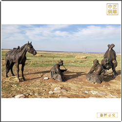 沙漠人物雕塑制作 沙漠人物雕塑制作