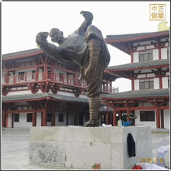 練拳人物雕塑 練拳人物雕塑