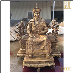 坐像乾隆皇帝銅雕塑鑄造廠 坐像乾隆皇帝銅雕塑鑄造廠