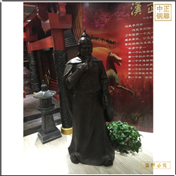 摸胡子拿劍銅雕塑鑄造 摸胡子拿劍銅雕塑鑄造