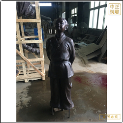 古代小孩銅雕塑鑄造 古代小孩銅雕塑鑄造