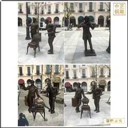 室外音樂人物雕塑鑄造 室外音樂人物雕塑鑄造