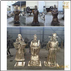 古代人物銅雕塑加工