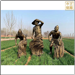 割麥子人物雕塑 割麥子人物雕塑