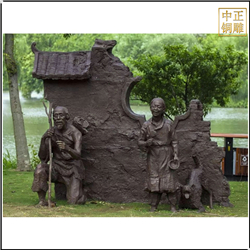 園林古代人物景觀雕塑