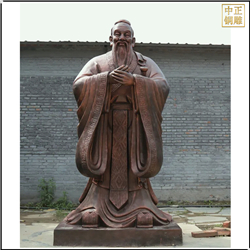 3米高孔子雕塑定制 3米高孔子雕塑定制