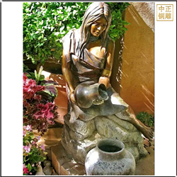 花園西方人物銅雕塑 花園西方人物銅雕塑