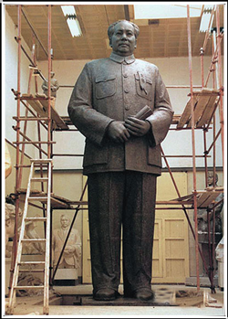 大型毛主席銅像