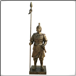 古代將軍雕塑|鑄銅古代將軍雕塑