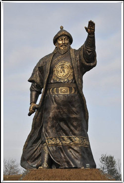 大型成吉思汗銅像