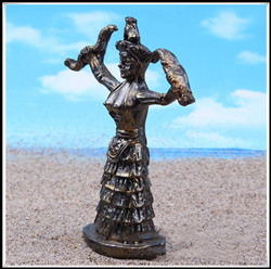 蛇女神西方人物雕塑 蛇女神西方人物雕塑