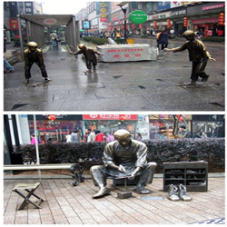 步行街民俗雕塑 步行街民俗雕塑