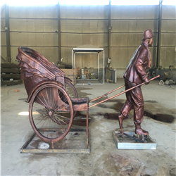 黃包車夫銅像 黃包車夫銅像