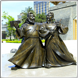 公園古人銅雕 公園古人銅雕