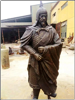 古代將軍銅雕塑 古代將軍銅雕塑
