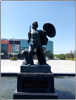 景觀廣場人物銅雕塑 景觀廣場人物銅雕塑